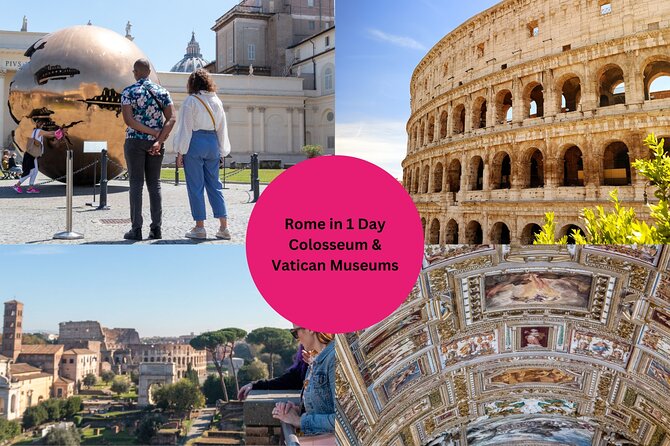 1-Day Rome: Vatican & Colosseum Tour - Key points at a glance