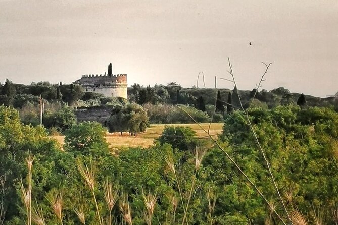3-Hour Catacumbs and Appian Way Park Guided Tour in Golf Car Pickup - Leaving Rome by open-air golf cart