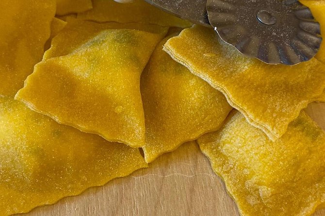 3 in 1 Cooking Class near Navona: Fettuccine, Ravioli & Tiramisu - Ravioli with ricotta, Parmigiano, butter, and sage