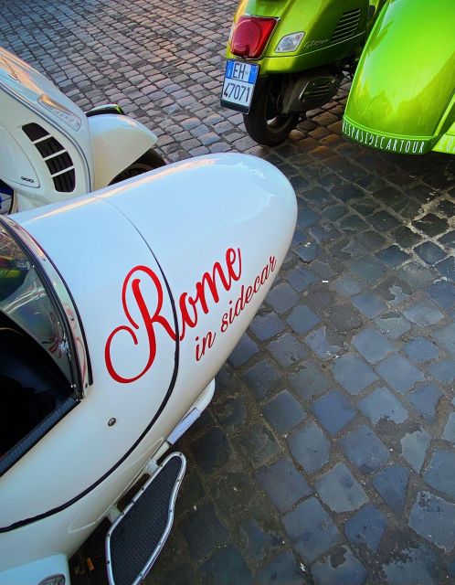 Afternoon Vespa Sidecar Tour with Gourmet Gelato Stop - Quirinale and the Trevi Fountain