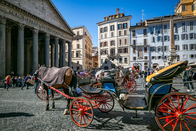 All-included Rome in a Day Tour with Vatican Sistine Chapel Colosseum & Pantheon - St. Peter’s Basilica and the final view in the square