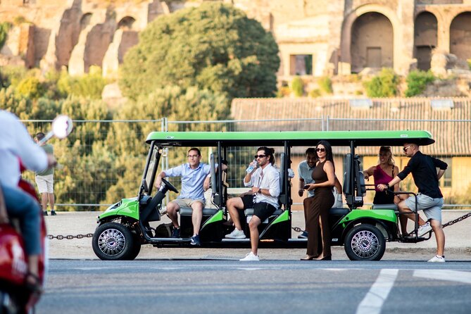 Ancient Rome Uncovered: Guided Golf Cart Experience - Trevi Fountain in a 15-minute stop