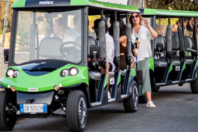 Ancient Rome Uncovered: Guided Golf Cart Experience - Starting near the Colosseum and Roman Forum