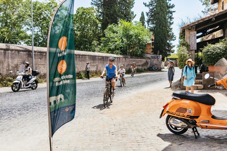 Appia Antica & Aqueducts e-Bike Tour - Official Provider - Cecilia Metella and the road’s medieval chapter