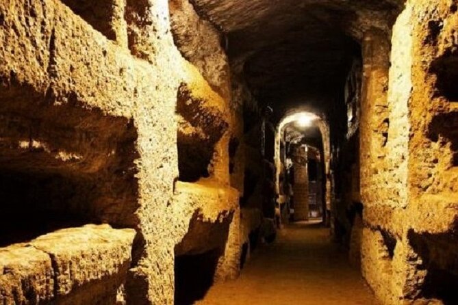 Appian Way Bike tour Underground with Catacombs & Lunch - Cecilia Metella’s tomb and the Caetani complex