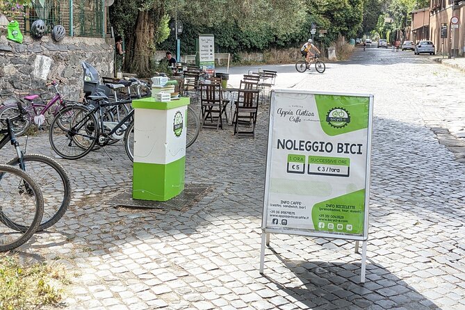 Bike Rental inside Appian Way Regional Park - Ancient ruins, tombs, and countryside