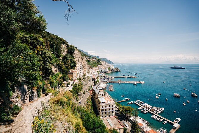 Boat-Hopping On The Amalfi Coast & Positano: Day Trip from Rome - The ferry view along the Amalfi Coast
