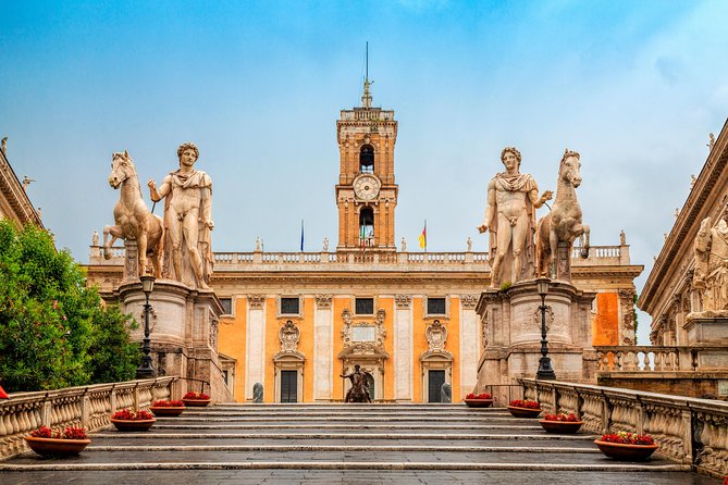 Capitoline Museum Experience with Multimedia Video - Finding Touristation Aracoeli before the climb