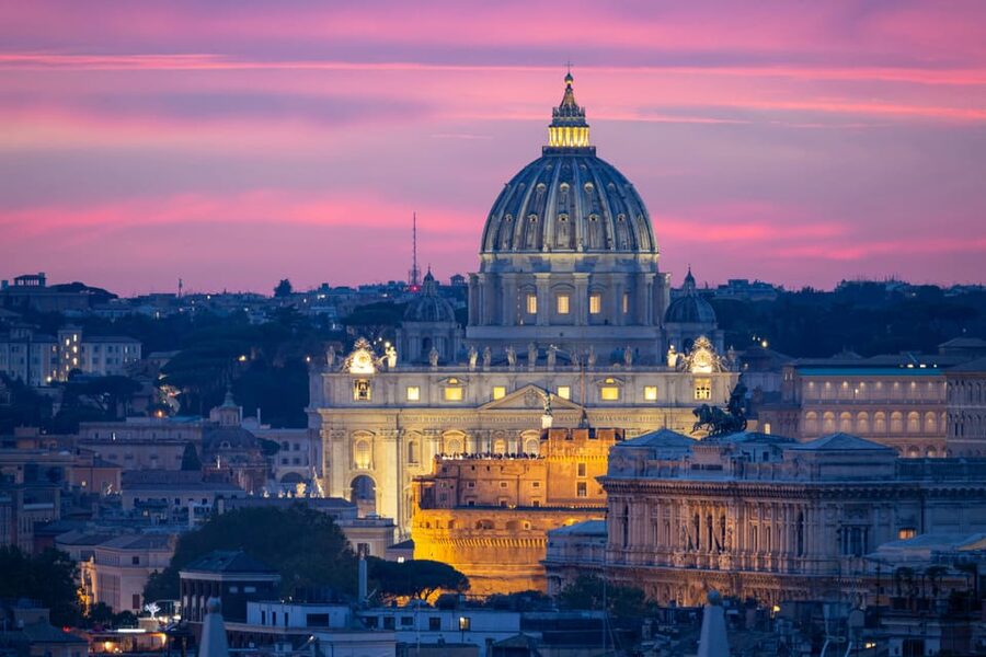 Castel Sant'Angelo Skip the line Ticket with Hop-on Hop-off - The terrace and Bridge of Angels