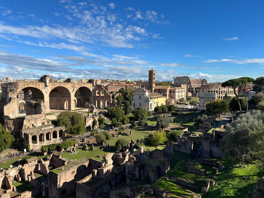 Colosseum and Ancient Rome Discovery Guided Small-Group Tour - Walking from Palatine Hill to the Roman Forum