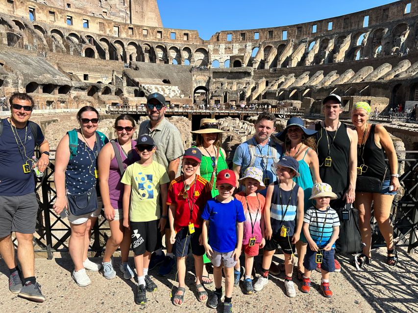 Colosseum and Ancient Rome Family Tour for Kids - Walking the Roman Forum road by road