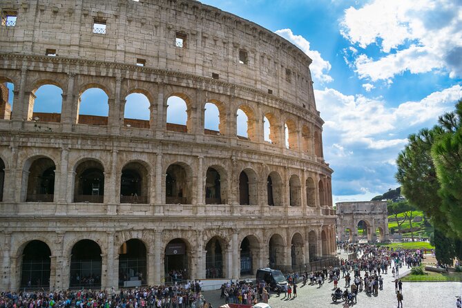 Colosseum Express Guided Tour and Ancient Rome Admission Included - Timing, meeting point, and security rules