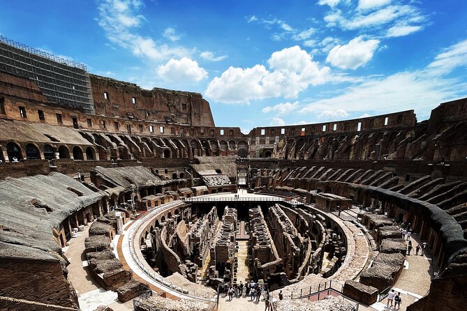 Colosseum, Palatine Hill and Roman Forum with Guided Tour - Entering the Colosseum for the one-hour opening visit