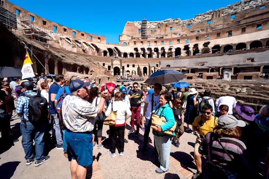 Colosseum Priority Access Tour with Palatine & Forum Entry - Palatine Hill and the imperial view