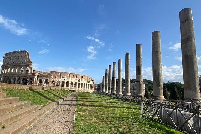 Colosseum, Roman Forum & Palatine Hill Admission With Audio Guide - Entering the Colosseum on a timed ticket