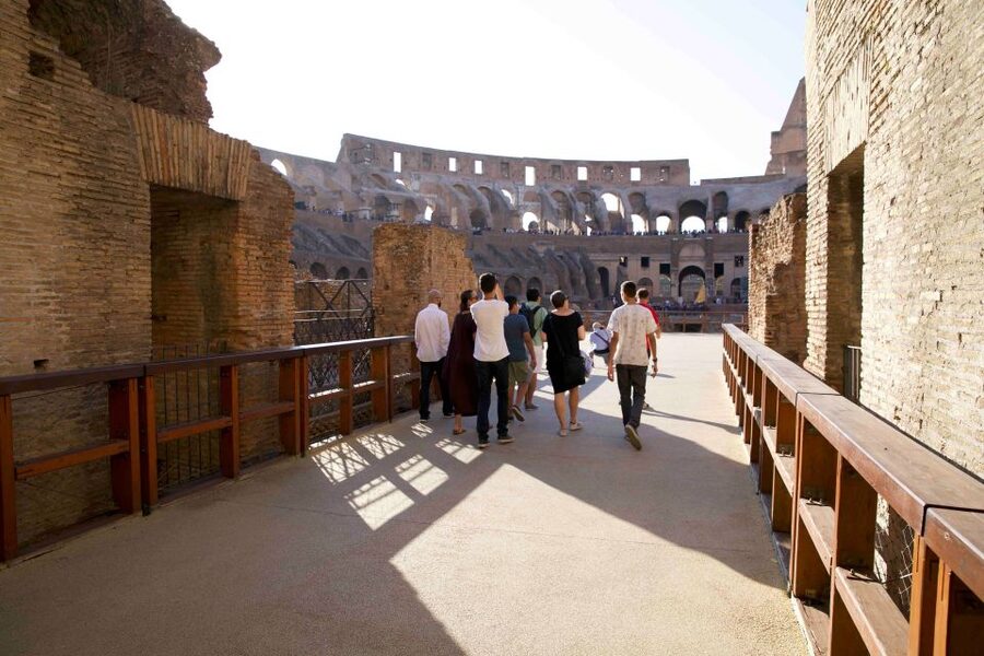 Colosseum: Semi Private Tour with VIP Arena Access - Ground floor and second tier views