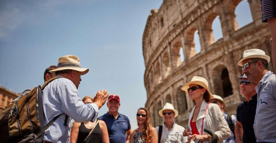 Colosseum Special Access Tour, with Ancient Temples & Tombs - Guides, headsets, and the pace of the visit