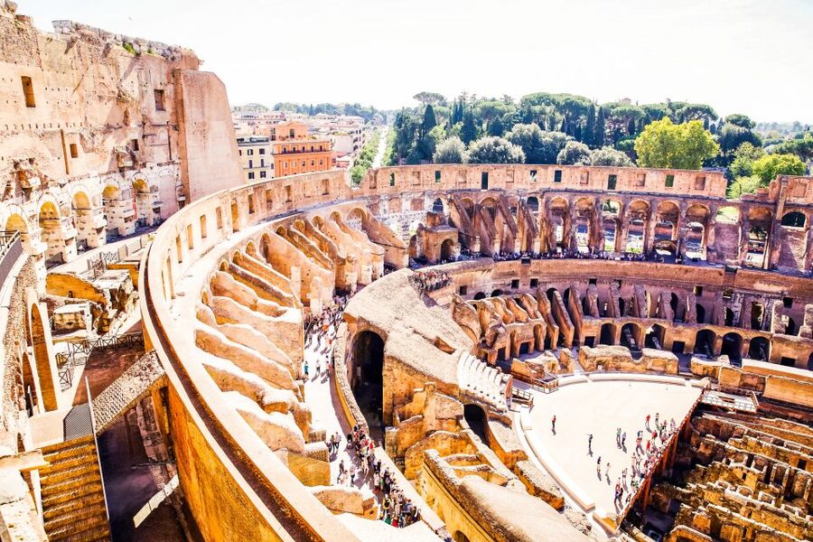 Colosseum: Underground and Ancient Rome Tour - Entering the Colosseum through the restricted areas