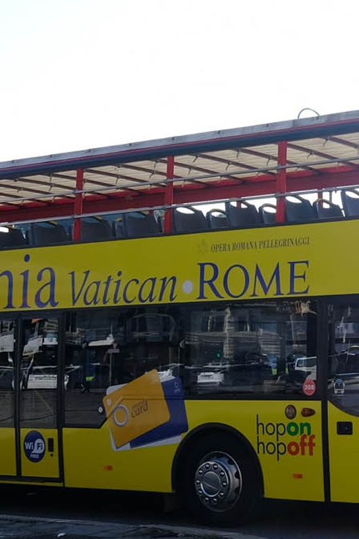 Combo Ticket Rome: Vatican & Rome Hop-On Hop-Off Bus - Seeing Rome from the upper deck