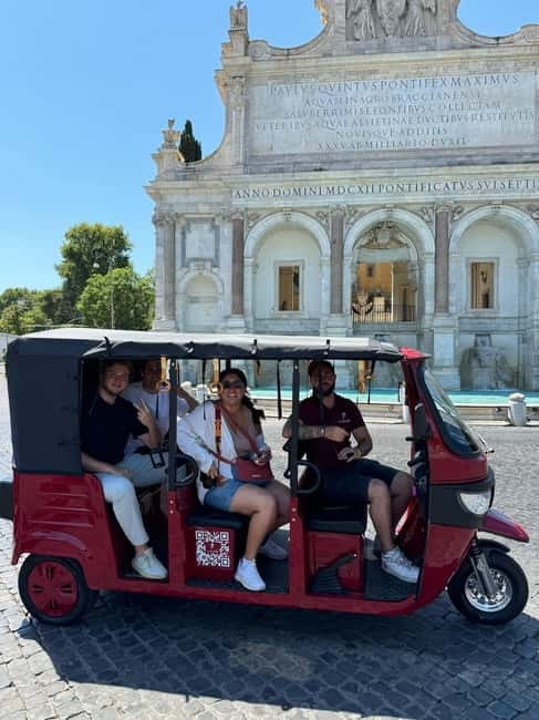 E-Tuk Tour: Express Highlights of Rome - Key points about the 90-minute Rome e-tuk tour