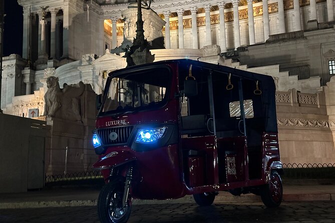 E-Tuk Tour: Rome by Night - Key points to know before booking