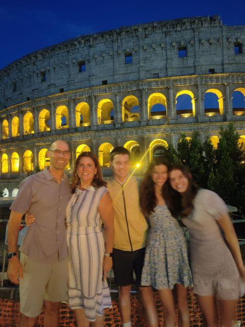 Elegant Rome by night tour and dinner in a local restaurant - Key points at a glance
