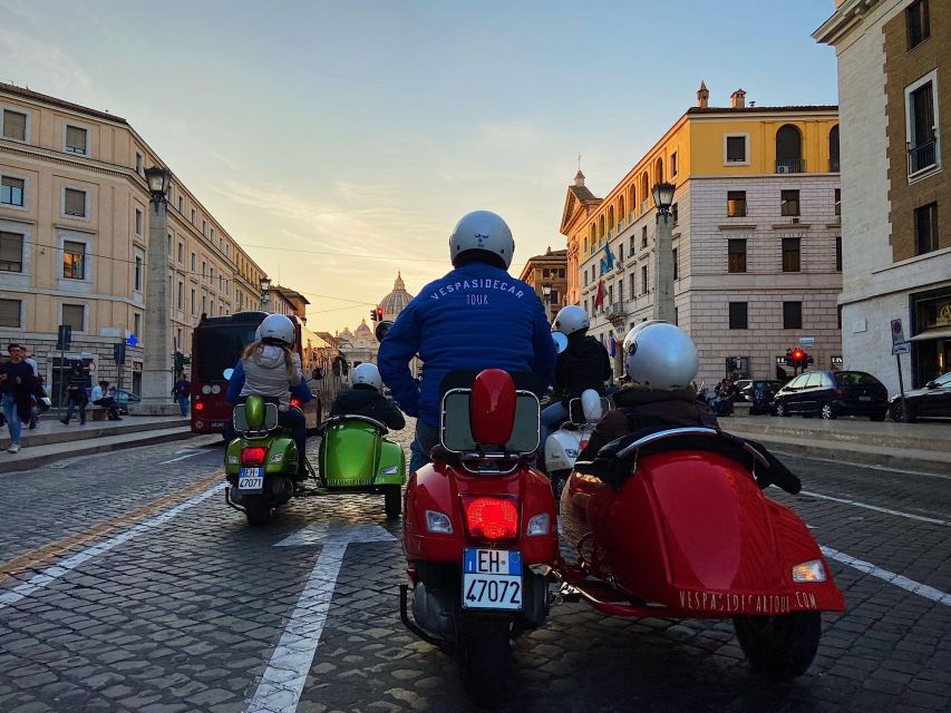 Evening Vespa Sidecar Tour with Gourmet Pizza Tasting - Pantheon Entry and Pizza at Palazzo Rondanini