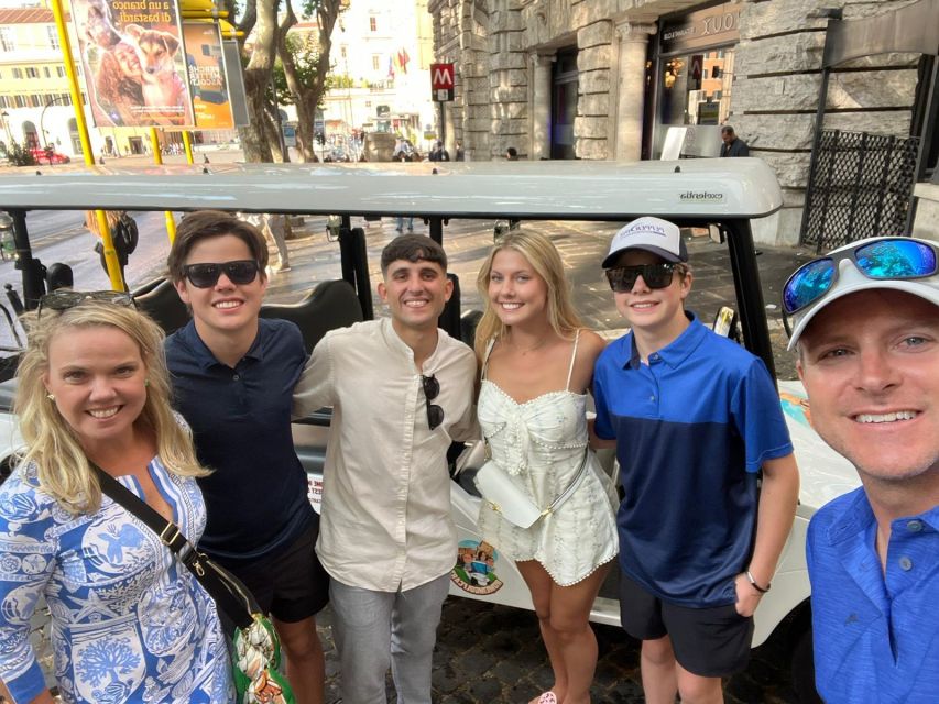 Exclusive 6 hours tour of Rome in Golf cart for Cruisers - From Largo della Pace to central Rome