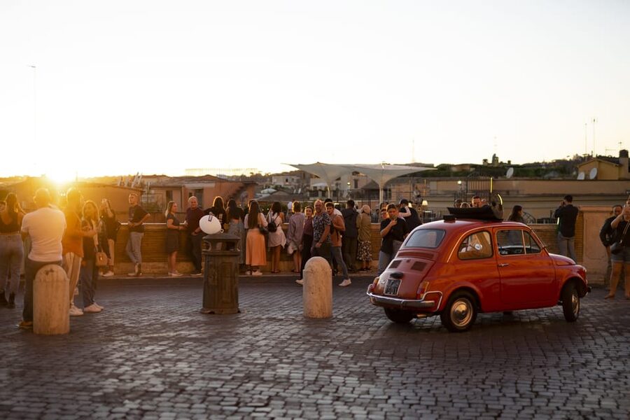 Explore Rome in Style by A Vintage Car Fiat 500 Tour - The Orange Garden above Circus Maximus