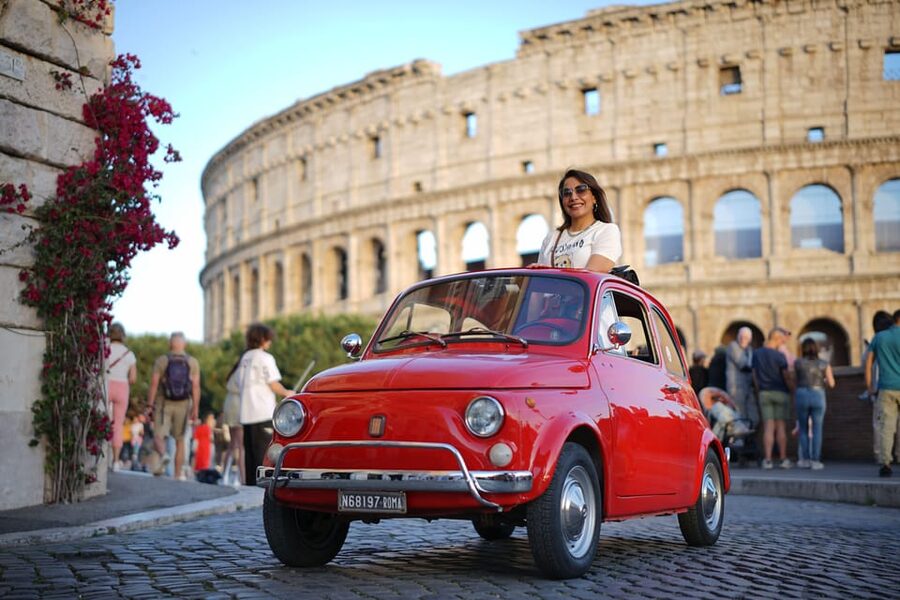 Explore Rome in Style by A Vintage Car Fiat 500 Tour - Photos, the guide, and the tour’s personal touch