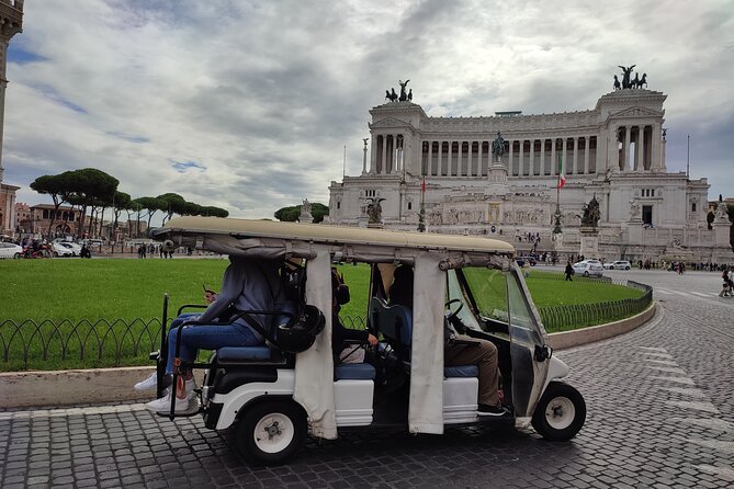 Explore Rome on a Golf Cart: Private Tour - The Victor Emmanuel monument and the Roman Forum
