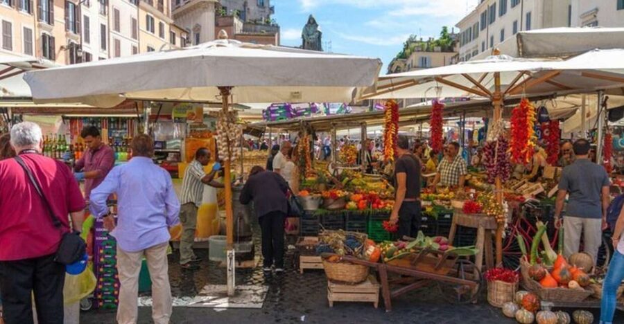Farmers Market Shopping and Roman Full Course Class - SHARED - Key points to know before booking