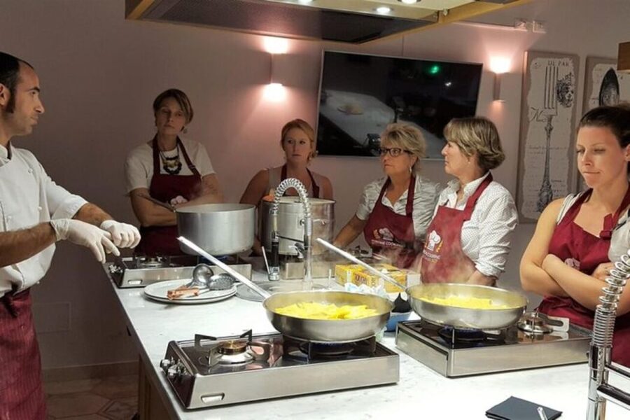 Farmers Market Shopping and Roman Full Course Class - SHARED - Making pasta, a main, contorno, and dessert