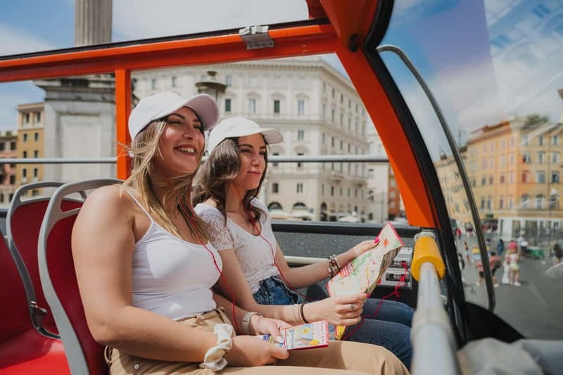 From Civitavecchia: Hop-On Hop-Off Rome Tour & Bus Transfer - The App, Commentary, and Onboard Support