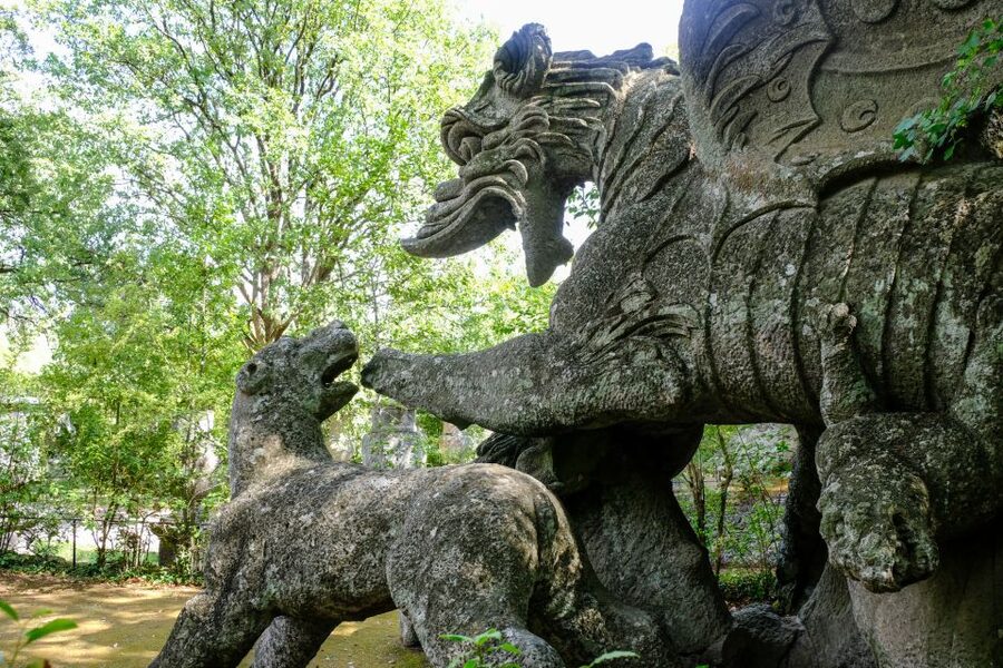 From Civitavecchia: the Dying City and Monster Park Tour - The countryside drive from Civitavecchia