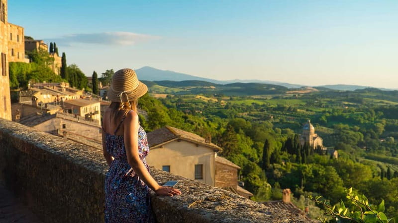 From Roma: Montepulciano and Montalcino, on the Wine Routes - Montepulciano’s lanes, squares, and wide views