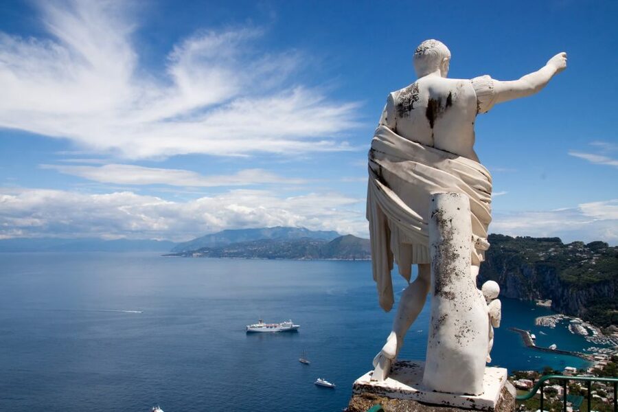 From Rome: 3-Day Tour to Pompeii, Sorrento & Capri - Day 2: Capri, the Blue Grotto, and limoncello