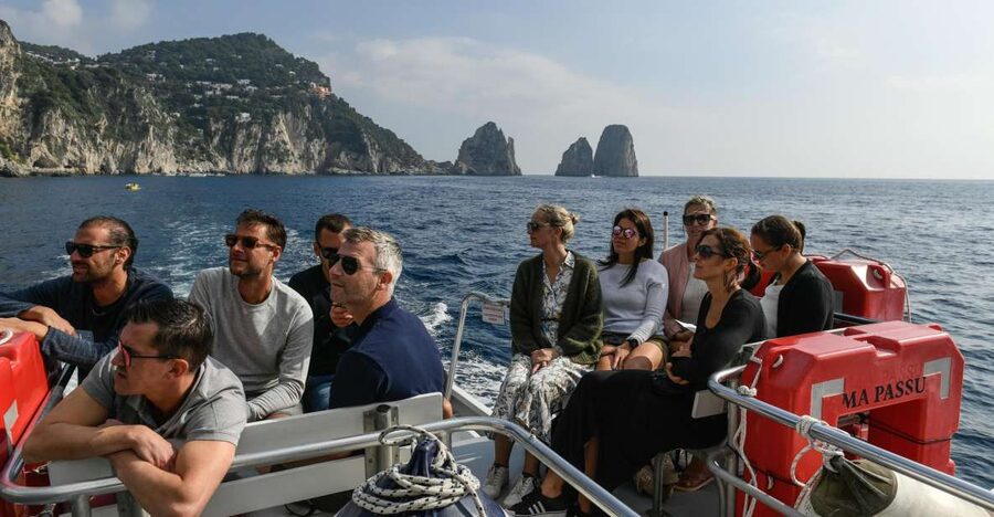 From Rome: Capri and Anacapri Guided Tour and Island Cruise - Capri town, the Piazzetta, and the Gardens of Augustus