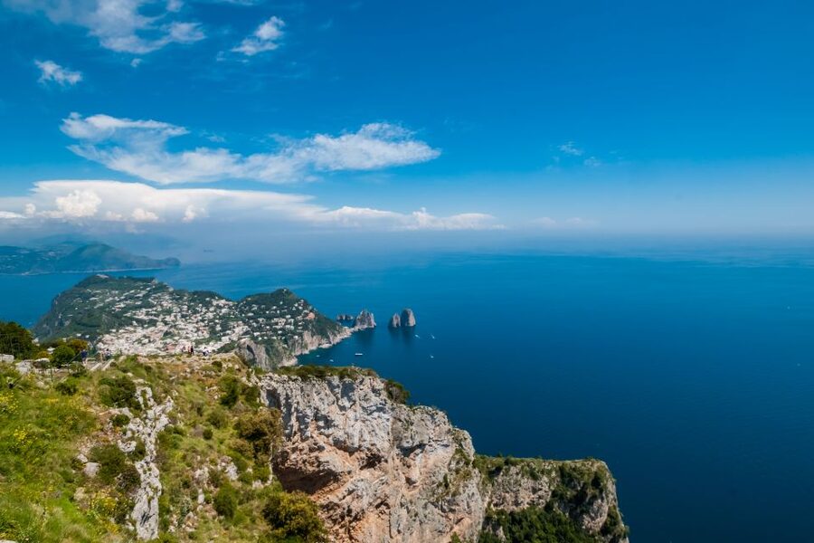 From Rome: Capri Guided Day Trip with Blue Grotto - Arriving at Marina Grande