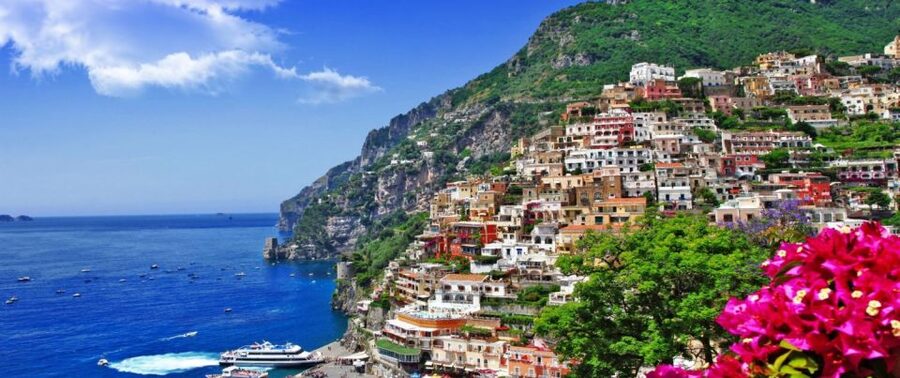From Rome: Discover Amalfi Coast and Pompeii, Full Day Tour - Positano: the longest coastal stop