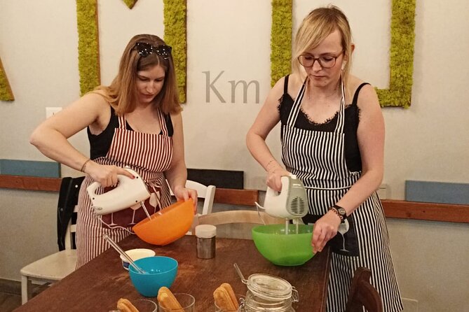 From Rome: Pasta & Tiramisù Cooking Class near Spanish Steps - Mixing and kneading the fettuccine dough