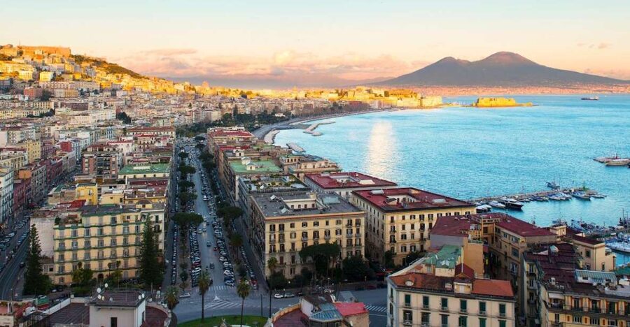 From Rome: Pompeii and Naples Day Trip by High-Speed Train - Arriving in Naples and riding to Pompeii