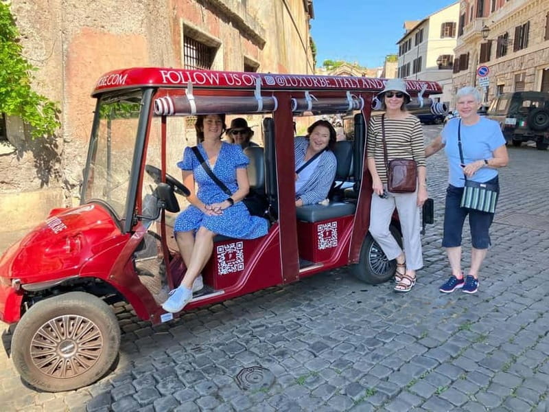 Golf Cart Tour: Highlights of Rome - Why a golf cart works well in central Rome