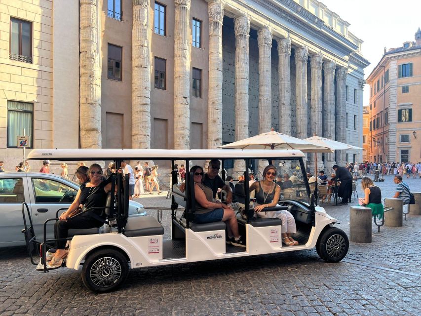 Golf Cart Tour of Rome: 3h with local guide and Gelato - Timing, guide quality, and practical limits