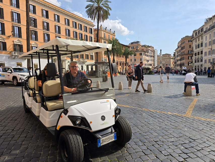 Golf Cart Tour of Rome: 3h with local guide and Gelato - Starting at Villa Borghese and Via Veneto