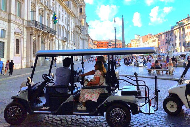 Golf Cart Tour: Private Experience of Rome's City Center - Theatre of Marcellus and the Orange Garden