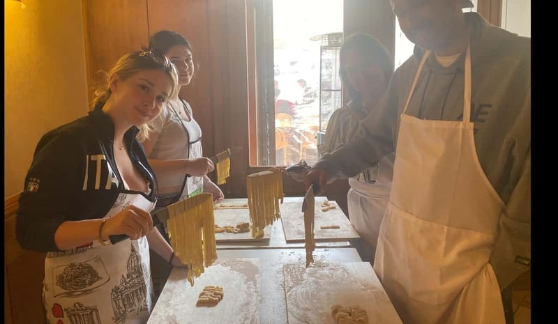 Hands-On Pasta & Tiramisu Class near Colosseum - The chef-led pasta lesson