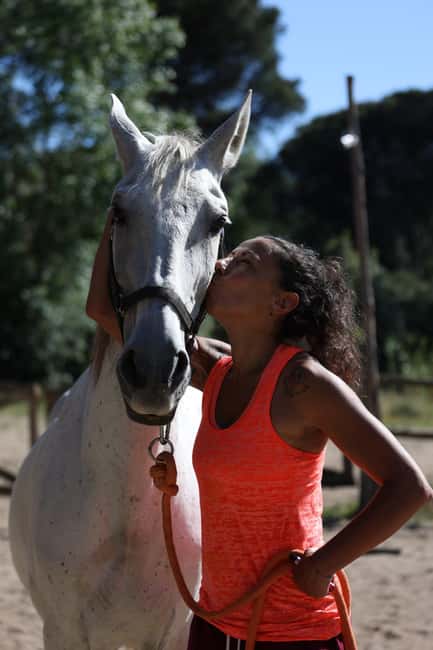 Horse Sanctuary in Rome - Riding through pinewood and Roman countryside