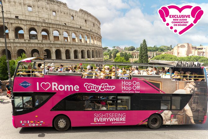 I Love Rome : Hop on Hop off Open Bus Tour - Starting at Termini Station on Via Giovanni Giolitti
