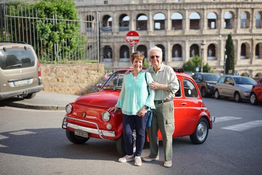 La Dolce Vita: Cruising Rome in a Classic Fiat 500 - Gianicolo Hill and the best city views